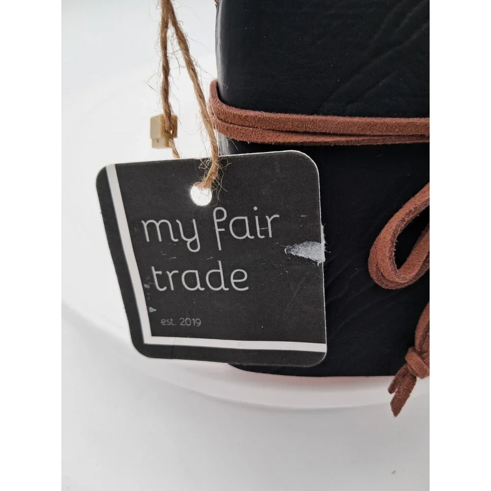 Handmade Leather Journal. Made In Haiti